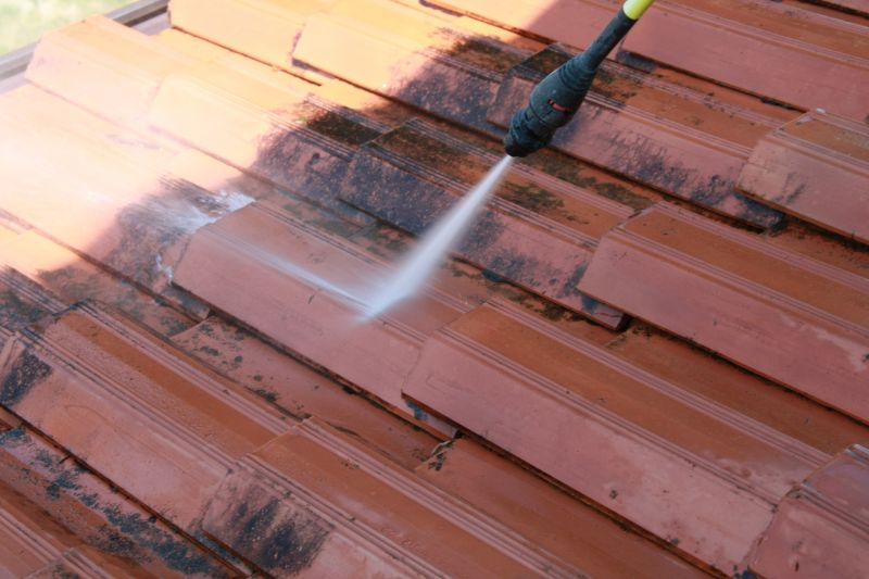 Close-up of Clean Roof Surface